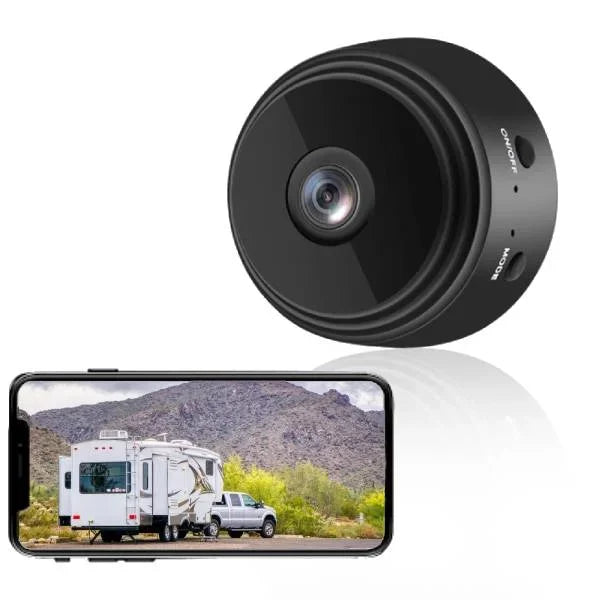 HD Wireless Backup Camera for RVs Trucks Trailers with Night Vision Magnetic Mount 720P Compatible with iPhone Android