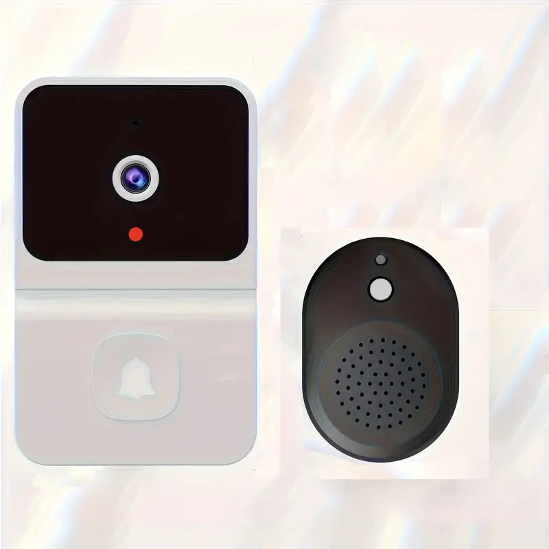 Wireless WiFi Video Doorbell with Night Vision 1080p HD Camera Two-Way Audio Rechargeable Battery