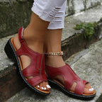 Women's Wedge Sandals with Arch Support Comfortable Padded Footbed Lightweight Open Design