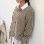 Cashmere Asymmetrical Button Front Knit Cardigan Women’s Sweater Lightweight Warm