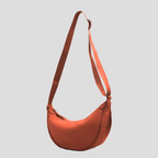 Davy Women's Crescent Nylon Shoulder Bag Lightweight Water-Resistant Adjustable Strap Crossbody