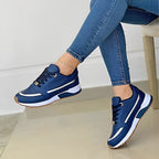 Women’s Fashion Sneakers Comfortable Padded Footbed Arch Support Breathable Casual Shoes