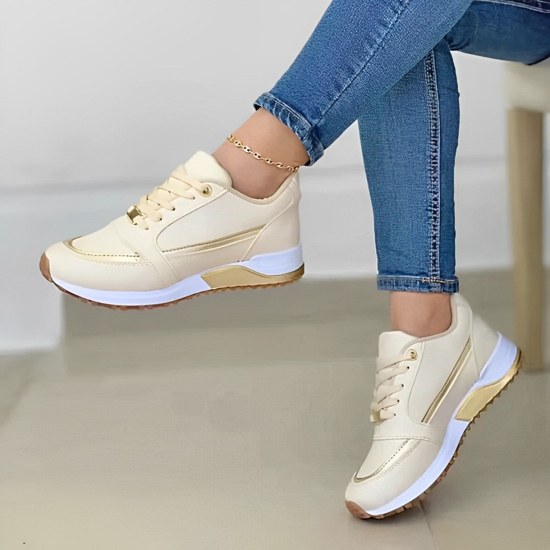 Women’s Fashion Sneakers Comfortable Padded Footbed Arch Support Breathable Casual Shoes