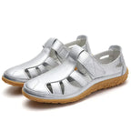 Women’s Slip-On Sandals with Arch Support Orthopedic Comfort Hook-and-Loop Straps Slip-Resistant Sole