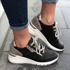 Women’s Orthopedic Walker Sneakers Comfortable Supportive Walking Shoes with Spacious Toe Box and Shock Absorbing Cushioning