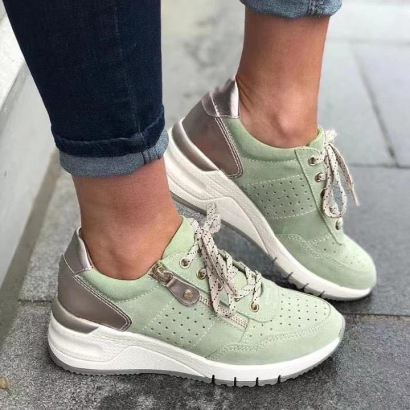 Women’s Orthopedic Walker Sneakers Comfortable Supportive Walking Shoes with Spacious Toe Box and Shock Absorbing Cushioning