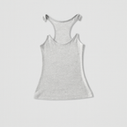 Women’s Ribbed Racerback Tank Top Lightweight Stretchy Contouring Fit Summer Layering Shirt