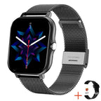 Women's Smartwatch with Mesh Band Full Touch Display Fitness Tracker Heart Rate Sleep Monitor
