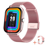 Women's Smartwatch with Mesh Band Full Touch Display Fitness Tracker Heart Rate Sleep Monitor