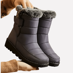 Insulated Waterproof Snow Boots With Anti-Slip Sole Warm Winter Footwear for Women