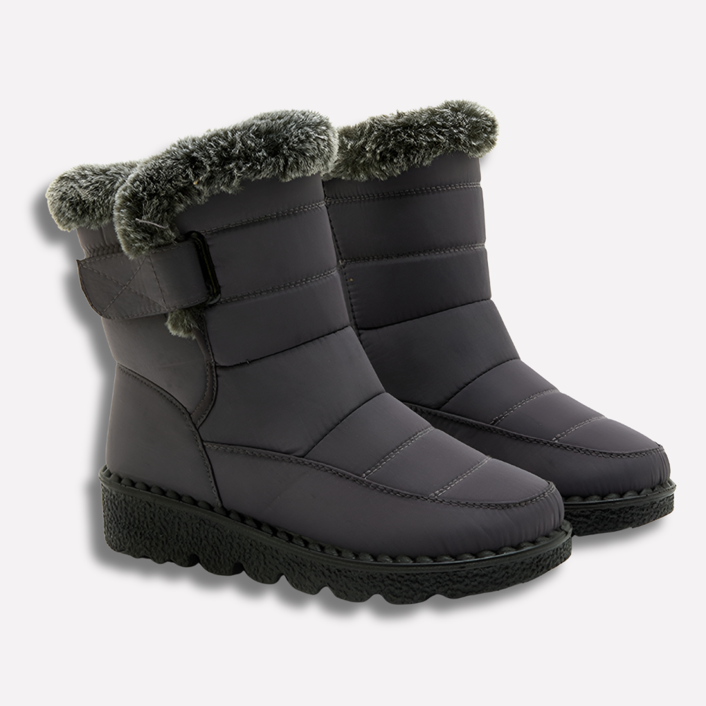 Women's Waterproof Insulated Winter Boots with Traction Tread for Cold Weather