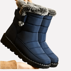 Women's Waterproof Insulated Winter Boots with Traction Tread for Cold Weather