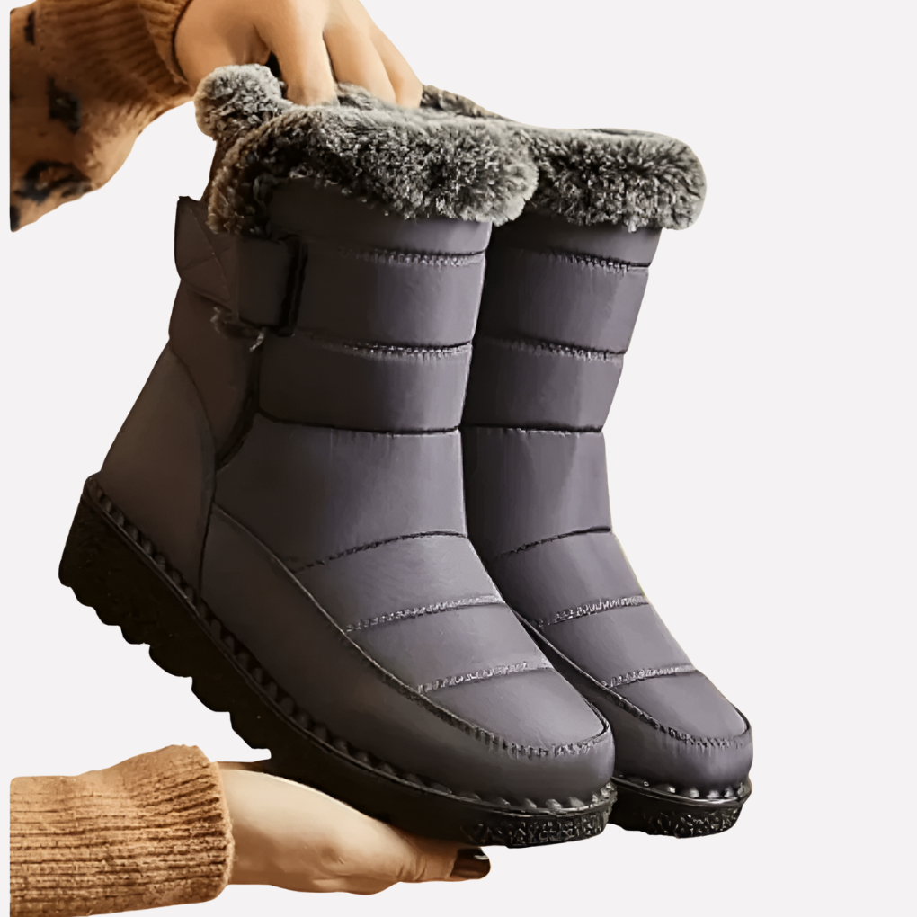 Women's Waterproof Insulated Winter Boots with Traction Tread for Cold Weather