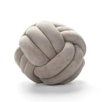 Harrow Soft Knot Ball Decorative Cushion Suede Look Polyester Cotton Machine Washable