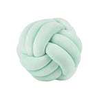 Harrow Soft Knot Ball Decorative Cushion Suede Look Polyester Cotton Machine Washable