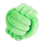 Harrow Soft Knot Ball Decorative Cushion Suede Look Polyester Cotton Machine Washable