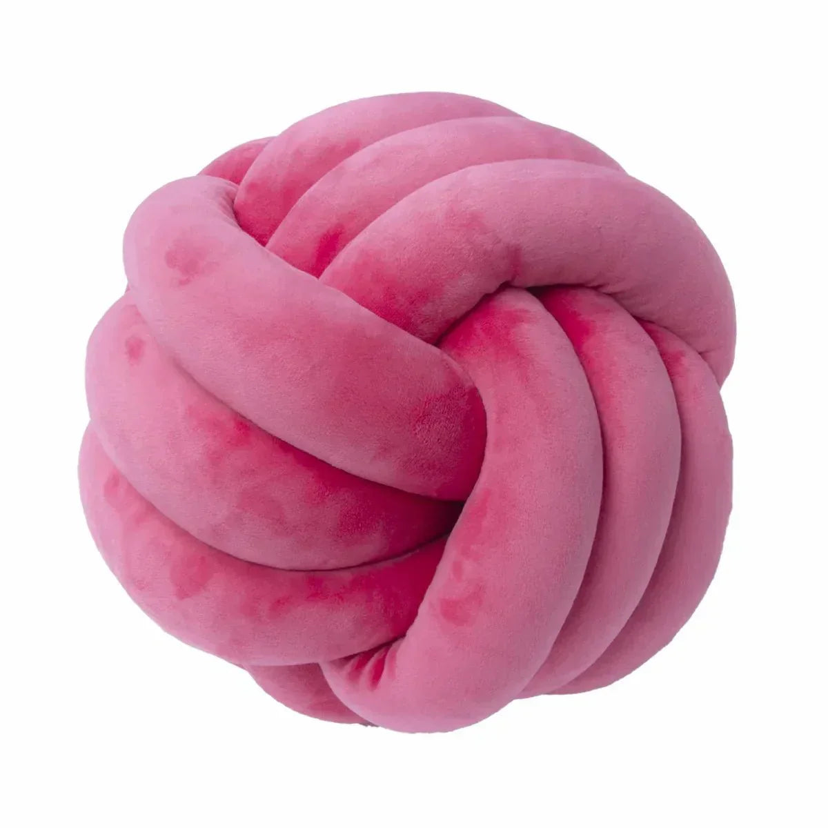 Harrow Soft Knot Ball Cushion Decorative Woven Polyester Cotton Removable Cover