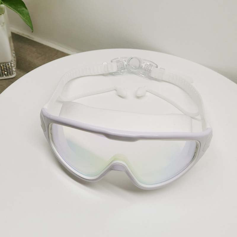 AquaVision Pro Swimming Goggles Anti-Fog UV Protection 180° Wide View Soft Silicone Fit