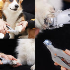 Dog Nail Clippers with Quick Sensor Technology Stainless Steel Ergonomic Grip Safe Painless Trimming Tool