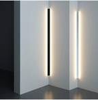 Harrow Minimalistic Linear LED Wall Light Matte Black Aluminum Modern Indoor Lighting
