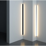 Harrow Minimalistic Linear LED Wall Light Matte Black Aluminum Modern Indoor Lighting