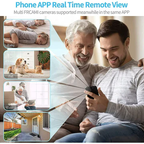 Mini Wireless Magnetic Camera 1080P HD with Audio, Night Vision, Motion Detection, and Live Mobile Feed