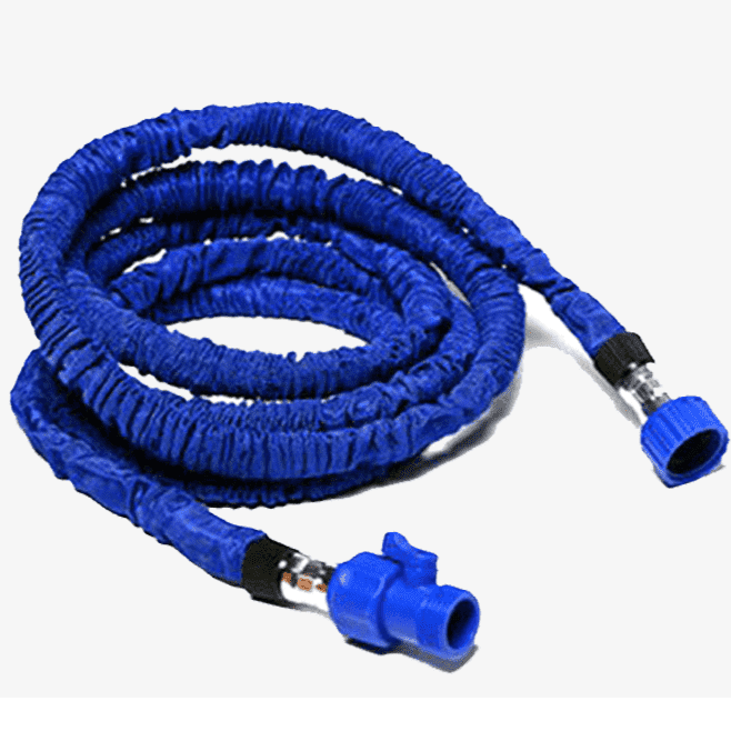 Expandable Garden Hose Lightweight Kink-Free Blue Garden Water Hose 25ft 50ft 75ft 100ft