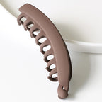 Large Banana Hair Clips Durable ABS Matte Finish Strong Grip Hair Accessories for Women 6 Colors