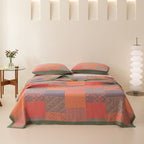 Breathable Cotton Gauze Quilt Lightweight Coverlet King Queen Full Cal King Bedding