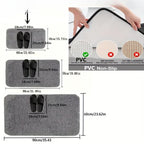 Lonneke Soft Thickened Bath Mat Highly Absorbent Slip-Resistant Machine Washable Bathroom Rug