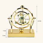 OrbitMotion Perpetual Motion Pendulum Decorative Metal Desk Toy Gold
