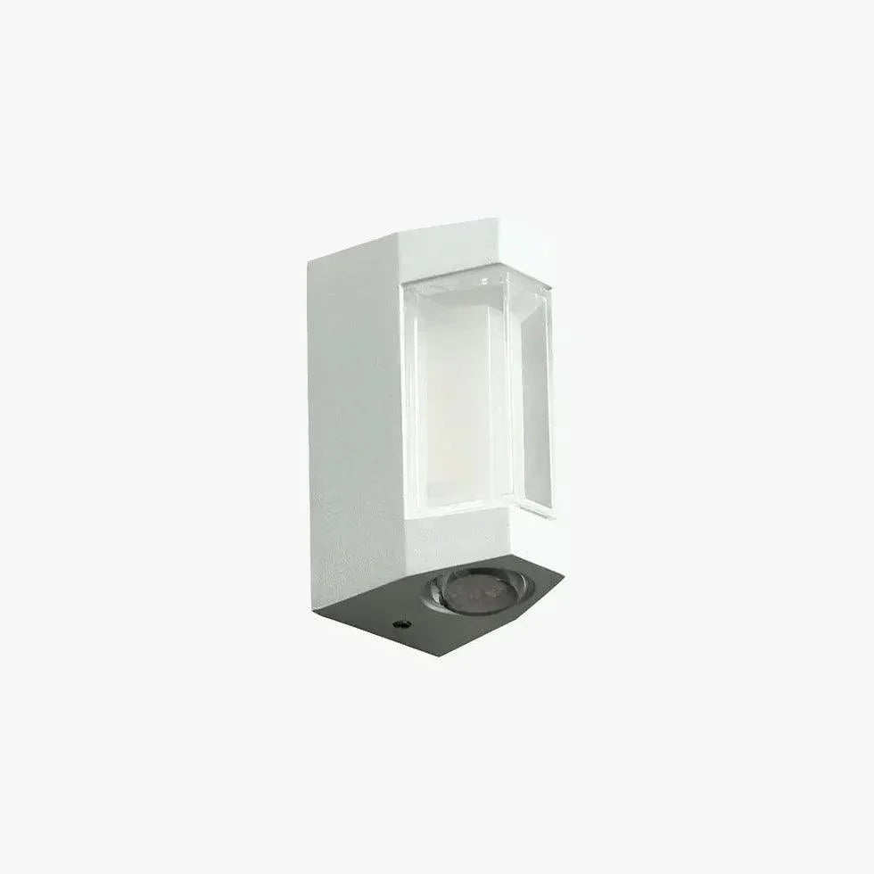 Outdoor Wall Light Metal LED Waterproof IP65 Weather-Resistant Warm White Hardwired Lamp