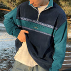 Elijah Half Zip Sweater with High Collar Stylish Comfortable Fit for Men and Women
