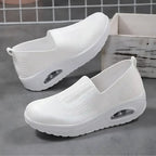 Ella Orthopedic Slip-On Sneakers for Women Breathable Elastic Mesh Elevated Wedge Sole Pain Relief Shoes