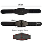 EMS Abdominal Muscle Trainer with 19 Intensity Levels and 8 Modes for Core Strengthening