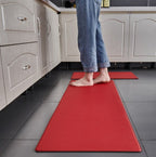 Softstance Ergonomic Anti-Fatigue Kitchen Mat Long Slip-Resistant Waterproof PU Standing Mat