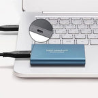 Aluminum Portable Solid State Drive USB-C External SSD Up to 16TB 1050MB/s Compatible with Windows Mac Android Gaming