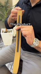 Men’s Genuine Leather Belt with Adjustable Ratchet Buckle for Casual and Formal Wear