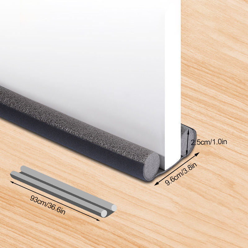 Sound and Dustproof Door Bottom Seal EVA Draft Stopper for Noise, Dust, Pest, and Air Blocking