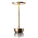 Cordless Aluminum Table Lamp Rechargeable Waterproof Dimmable Touch Sensor Desk Light 11 Inch
