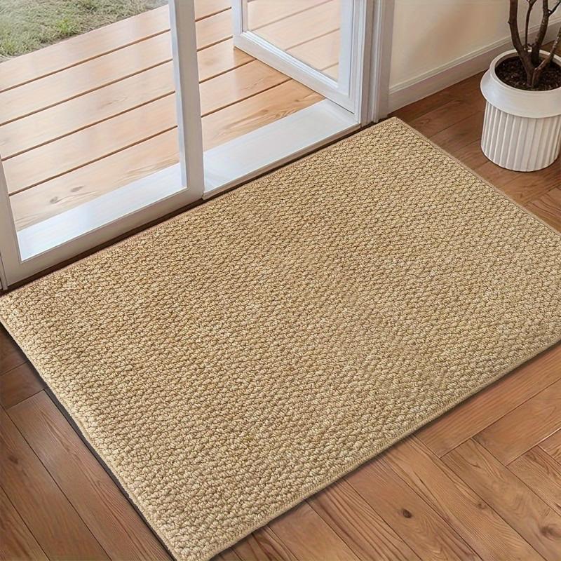Norvo Jute Door Mat Natural Non-Slip Dirt-Repellent Durable Entrance Rug