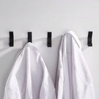 Aviro Aluminum Wall Hooks Black White Modern Decorative Coat Hooks Set of 3