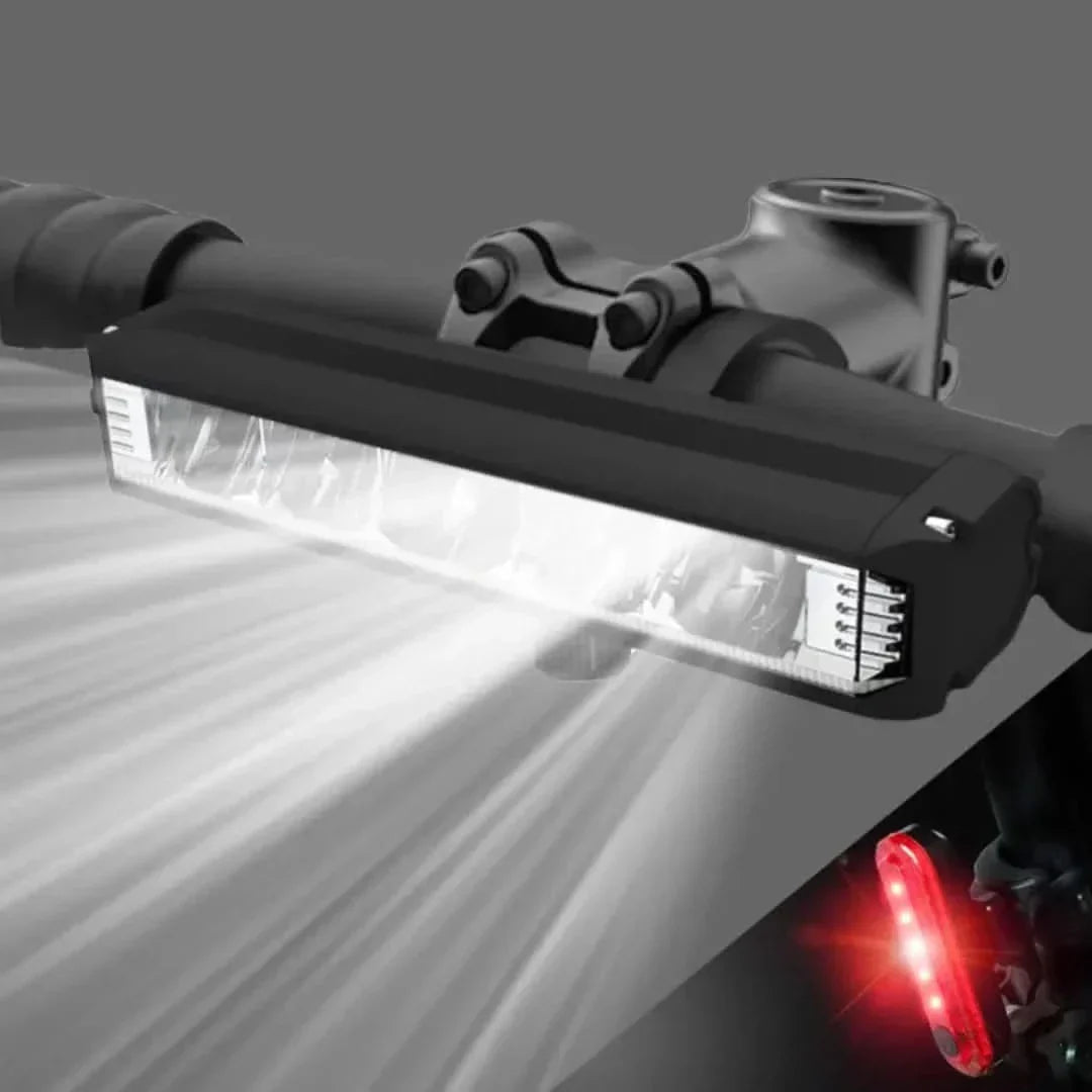 Rechargeable Bike Light 1400 Lumen Waterproof USB Handlebar Mount with Multiple Light Modes