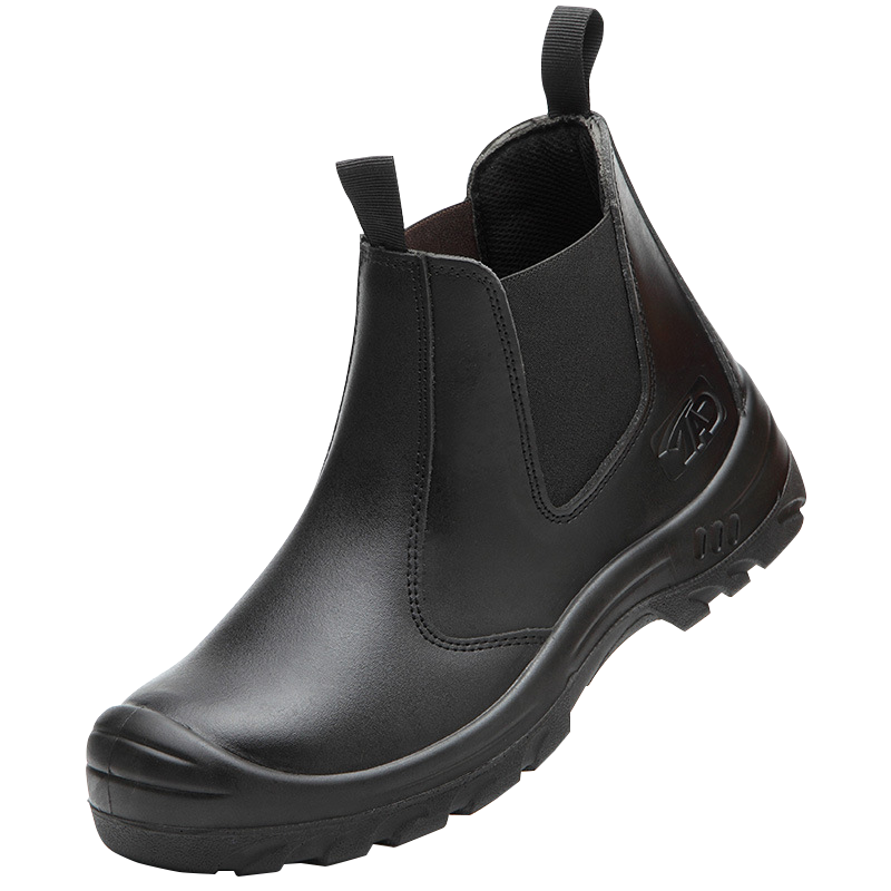 Orthopedic Work Ankle Boots Leather Safety Shoes Puncture Resistant Toe Cap Comfortable