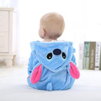 Fluffibear Baby Animal Overall Soft Cotton Fluffy Lining Zipper Access Sizes 0-4 Years