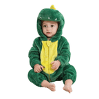 Fluffibear Baby Animal Overall Soft Cotton Fluffy Lining Zipper Access Sizes 0-4 Years
