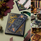 Luxury Office Supplies Advent Calendar 2026 24-Day Set with Planner, Notebook, Colored Pencils, and Gold Accents