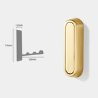 Harrow Folding Wall Hooks Full Metal Minimalist Space-Saving Coat and Bag Hangers