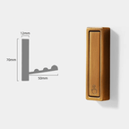 Harrow Folding Wall Hooks Full Metal Minimalist Space-Saving Coat and Bag Hangers