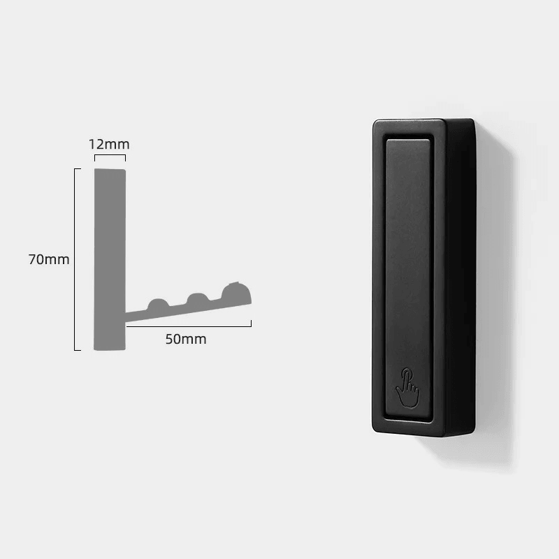 Harrow Folding Wall Hooks Full Metal Minimalist Space-Saving Coat and Bag Hangers
